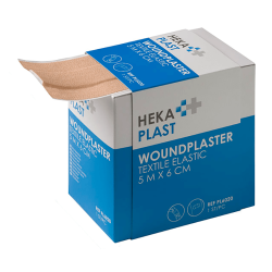 HEKA Pleisterrol Elastisch Textiel 5m x 6 cm